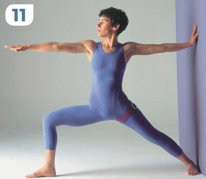 Warrior Pose II With Donna Farhi Against The Wall