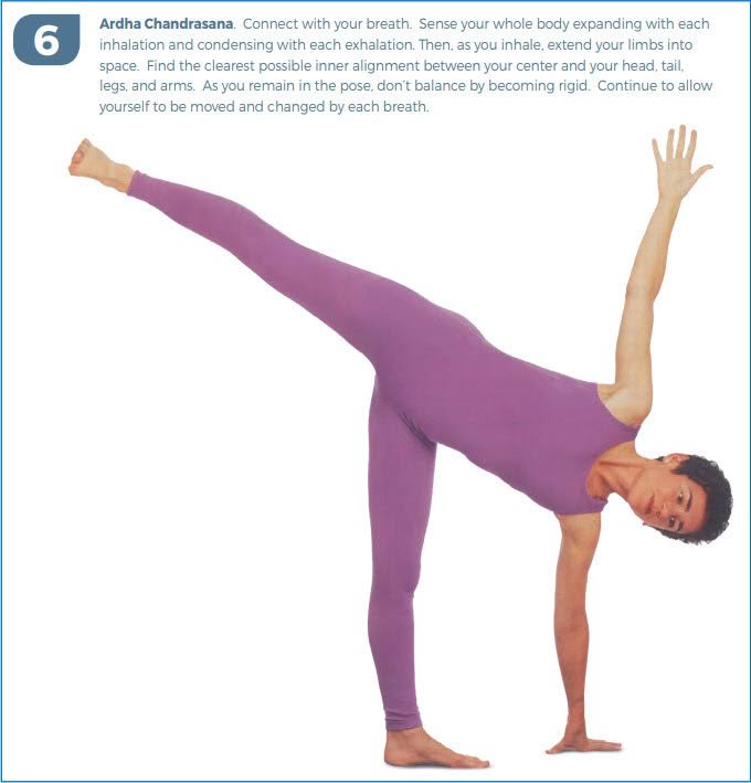 Half Moon Pose (Ardha Chandrasana) Prep With Donna Farhi Ardha Chandrasana Final pose